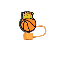 Load image into Gallery viewer, Straw Charms (Basketball)