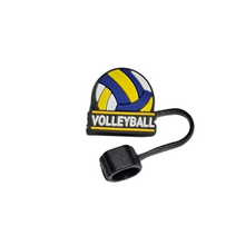 Load image into Gallery viewer, Straw Charms (Volleyball)