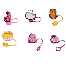 Load image into Gallery viewer, Straw Charms (Cats)
