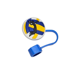 Load image into Gallery viewer, Straw Charms (Volleyball)