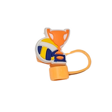 Load image into Gallery viewer, Straw Charms (Volleyball)