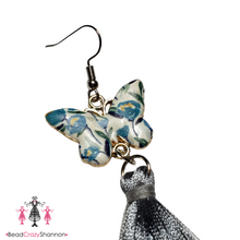 Load image into Gallery viewer, Butterfly Tassel Earrings
