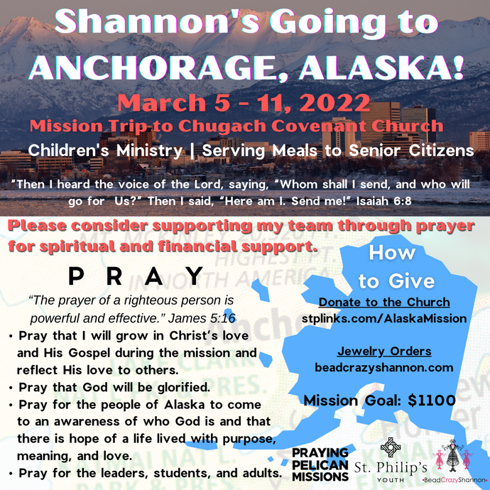 Help Support My Missionary Team to Alaska