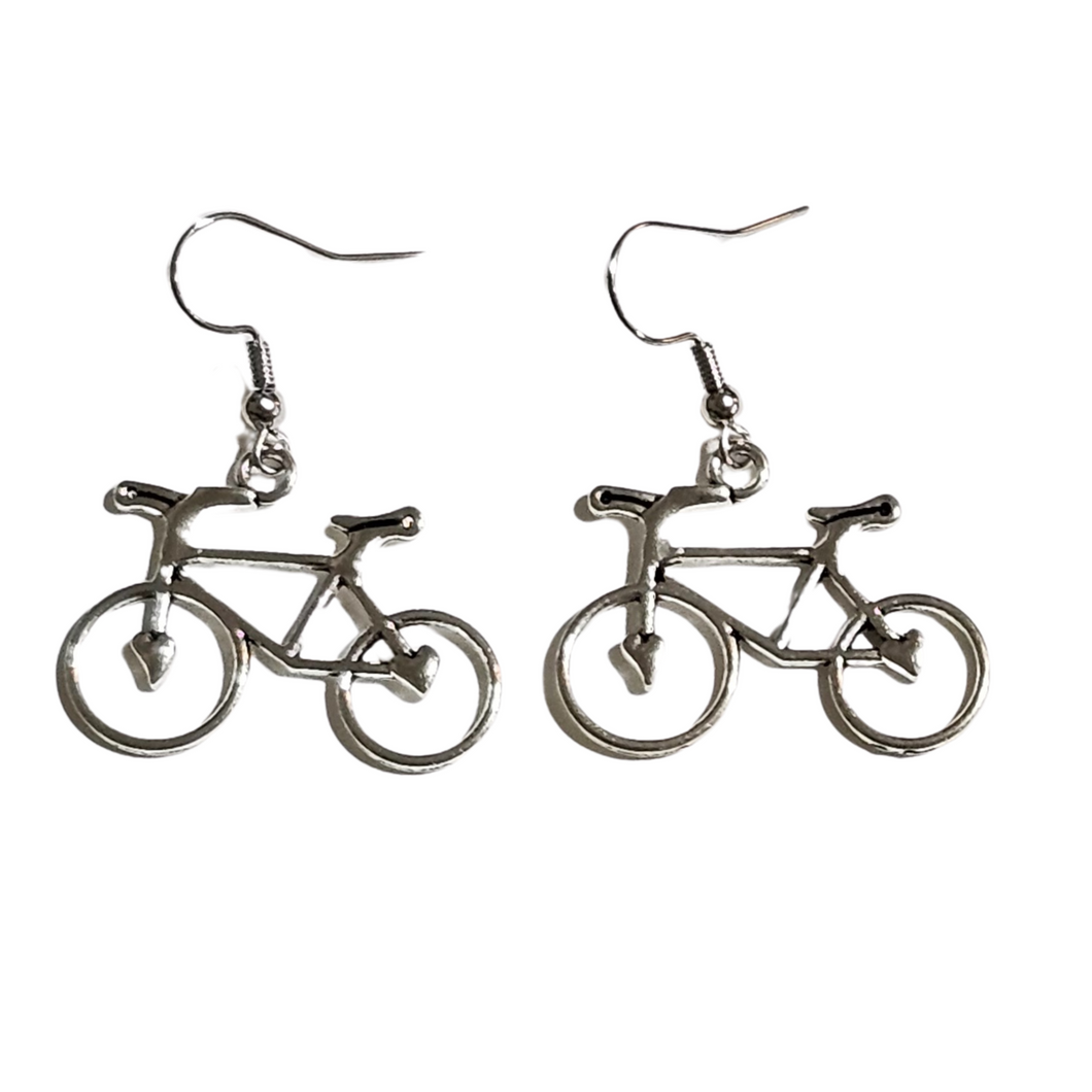 Peach Pedal Silver Bike