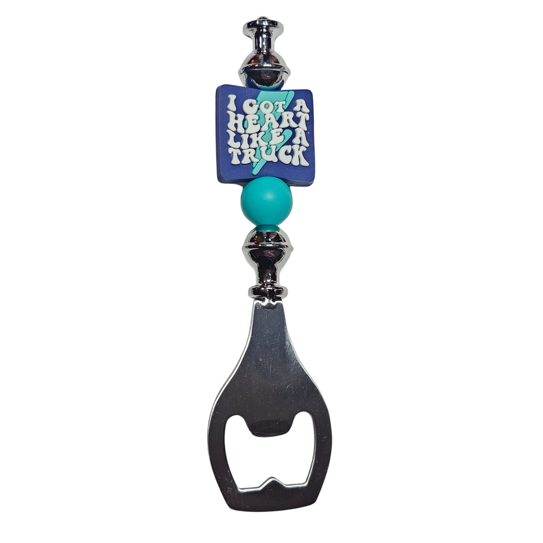Heart Like a Truck Bottle Opener