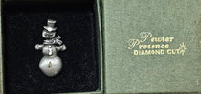 Load image into Gallery viewer, Snowman Pin (Vintage - Diamond   Cut)
