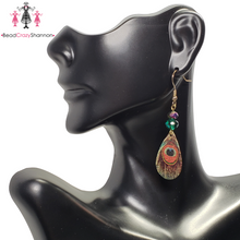 Load image into Gallery viewer, Peacock Earrings
