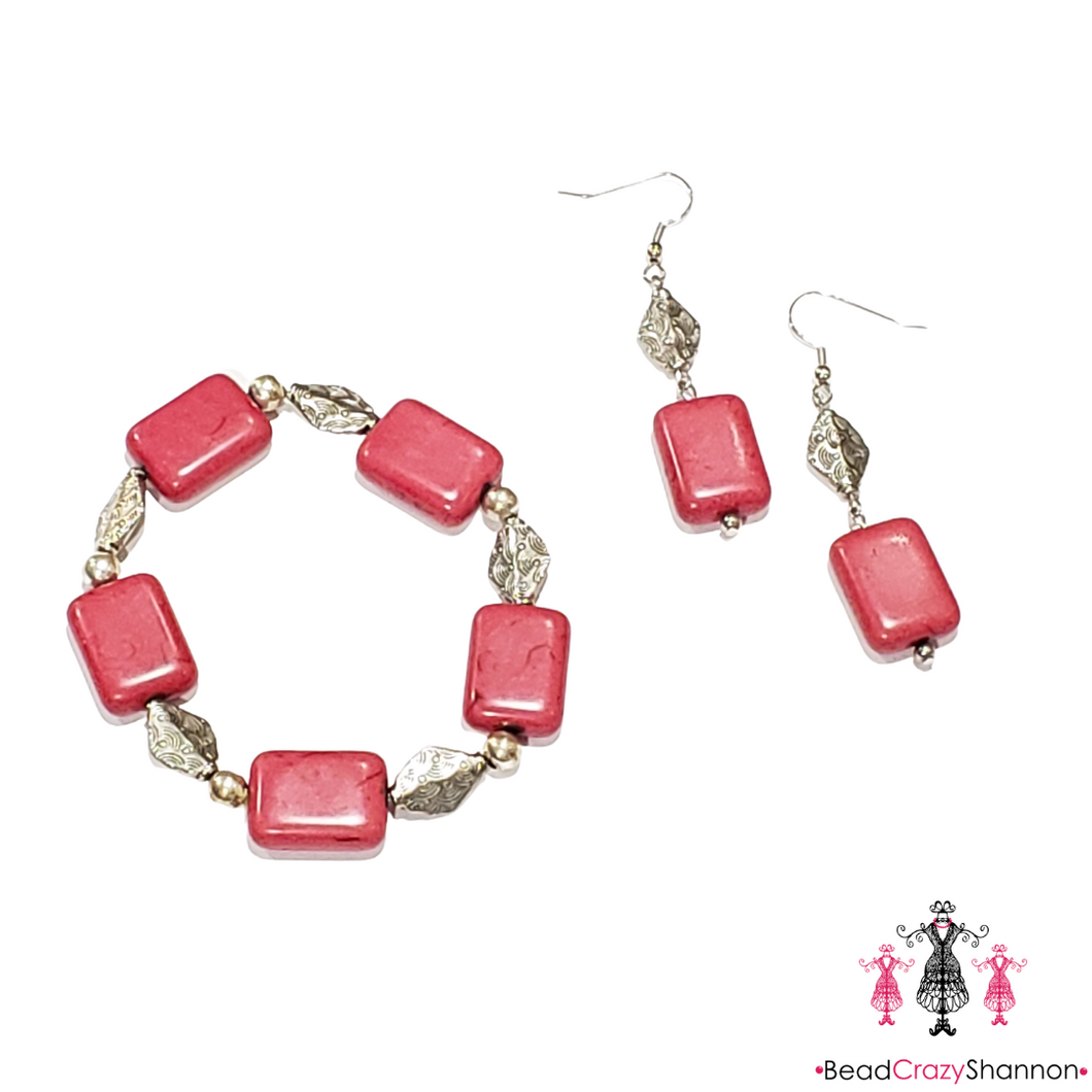 Ruth Earrings and Bracelet Set
