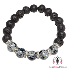 Load image into Gallery viewer, Essential Oil Diffuser Bracelet [Black]
