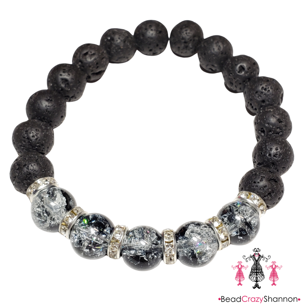 Essential Oil Diffuser Bracelet [Black]