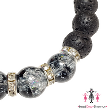 Load image into Gallery viewer, Essential Oil Diffuser Bracelet [Black]
